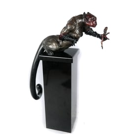 Lorraine VAIL "Pet" Bronze Sculpture, 1993