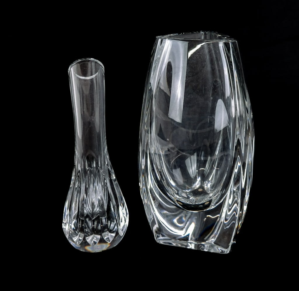 Baccarat Two Crystal Vases (1 of 9)