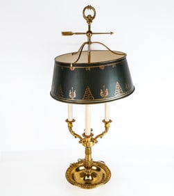Regency Bronze Dore Bouillotte Lamp