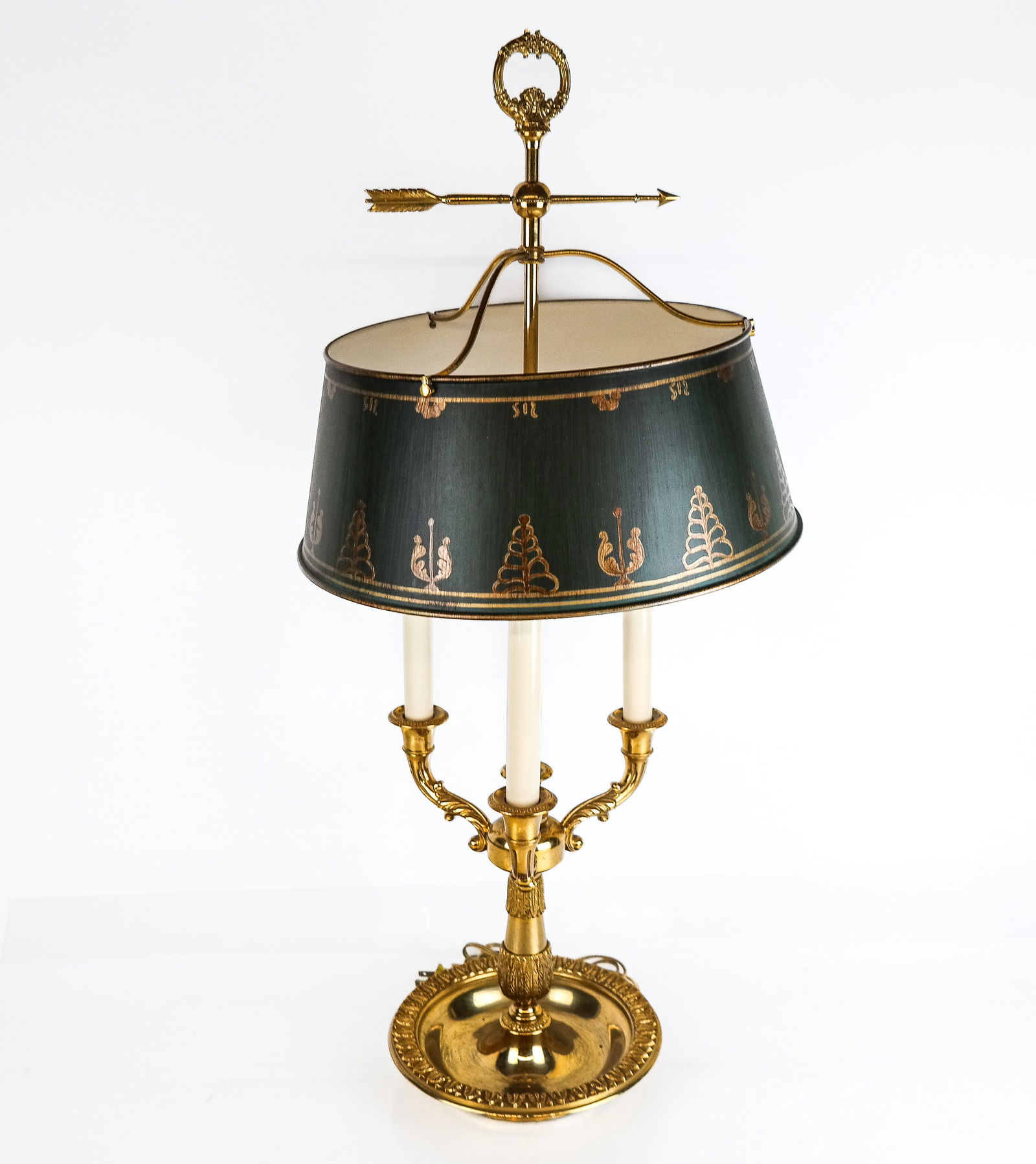 Regency Bronze Dore Bouillotte Lamp (1 of 12)