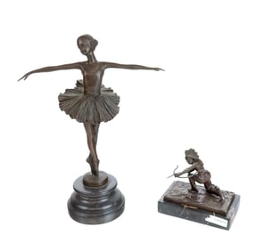 After Milo PRIMA & Carl KAUBA: Two Sculptures