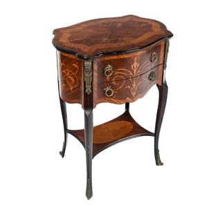 Louis XVI Marquetry Side Table
