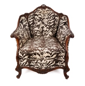 Louis XV Upholstered Bergere
