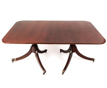 Mahogany Extendable Dining Table