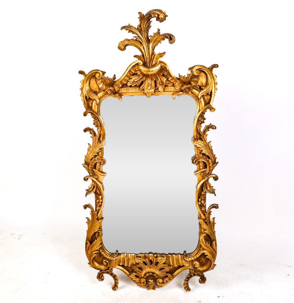 Venetian Rococo Gilt Wood Mirror (1 of 11)