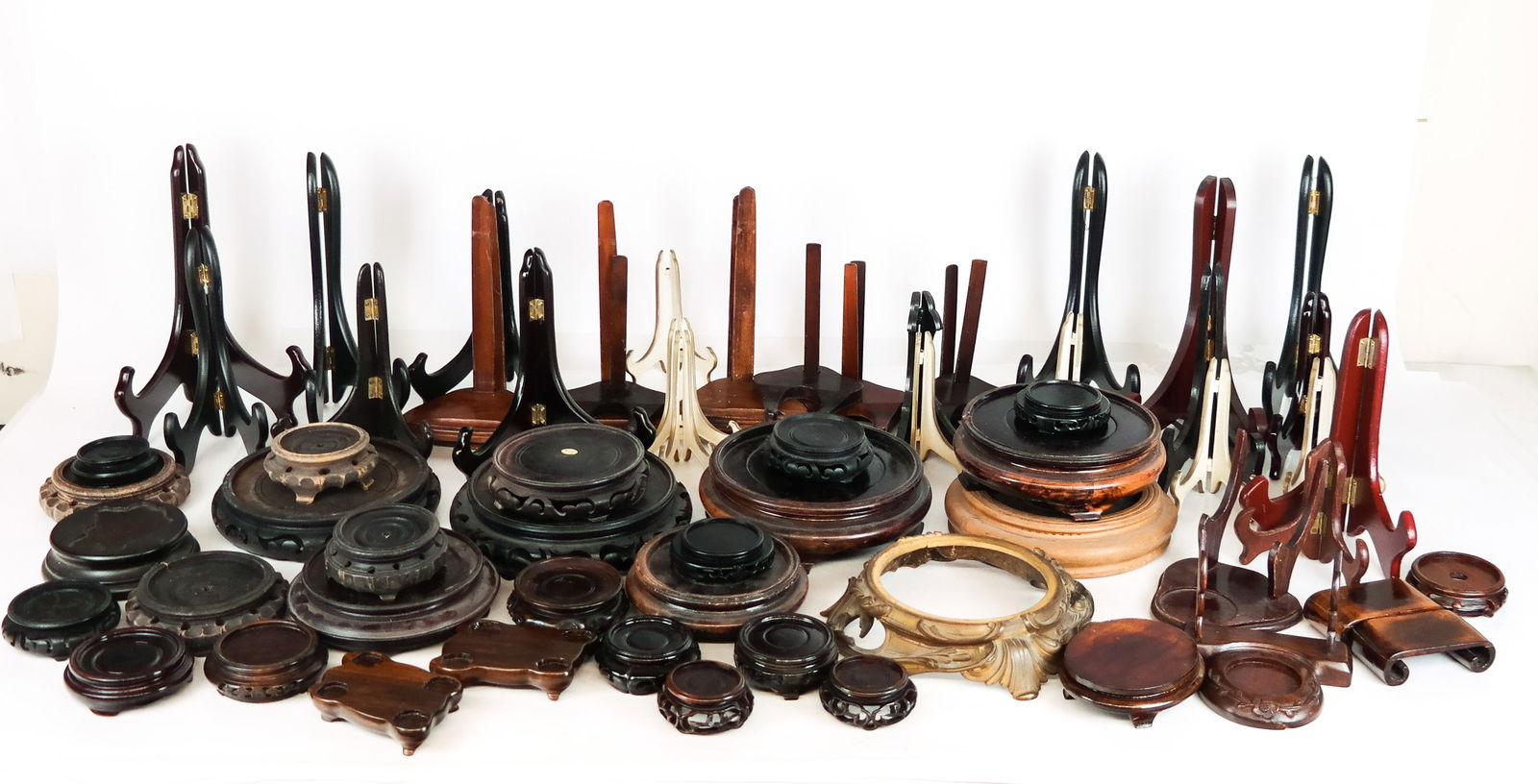 Large Group of Chinese and Other Stands, 98 (1 of 17)