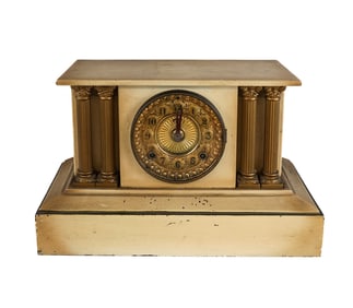 Ansonia Clock Co. Iron Mantle Clock