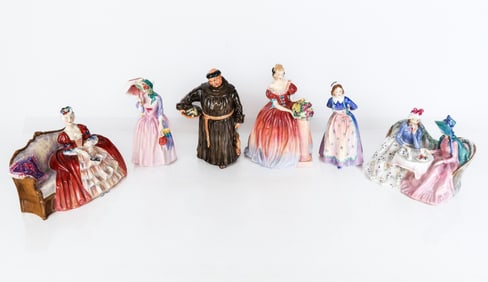 Royal Doulton Group of Figures, 6