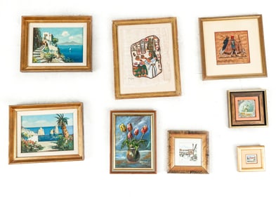 Group of Framed Works of Art, 8