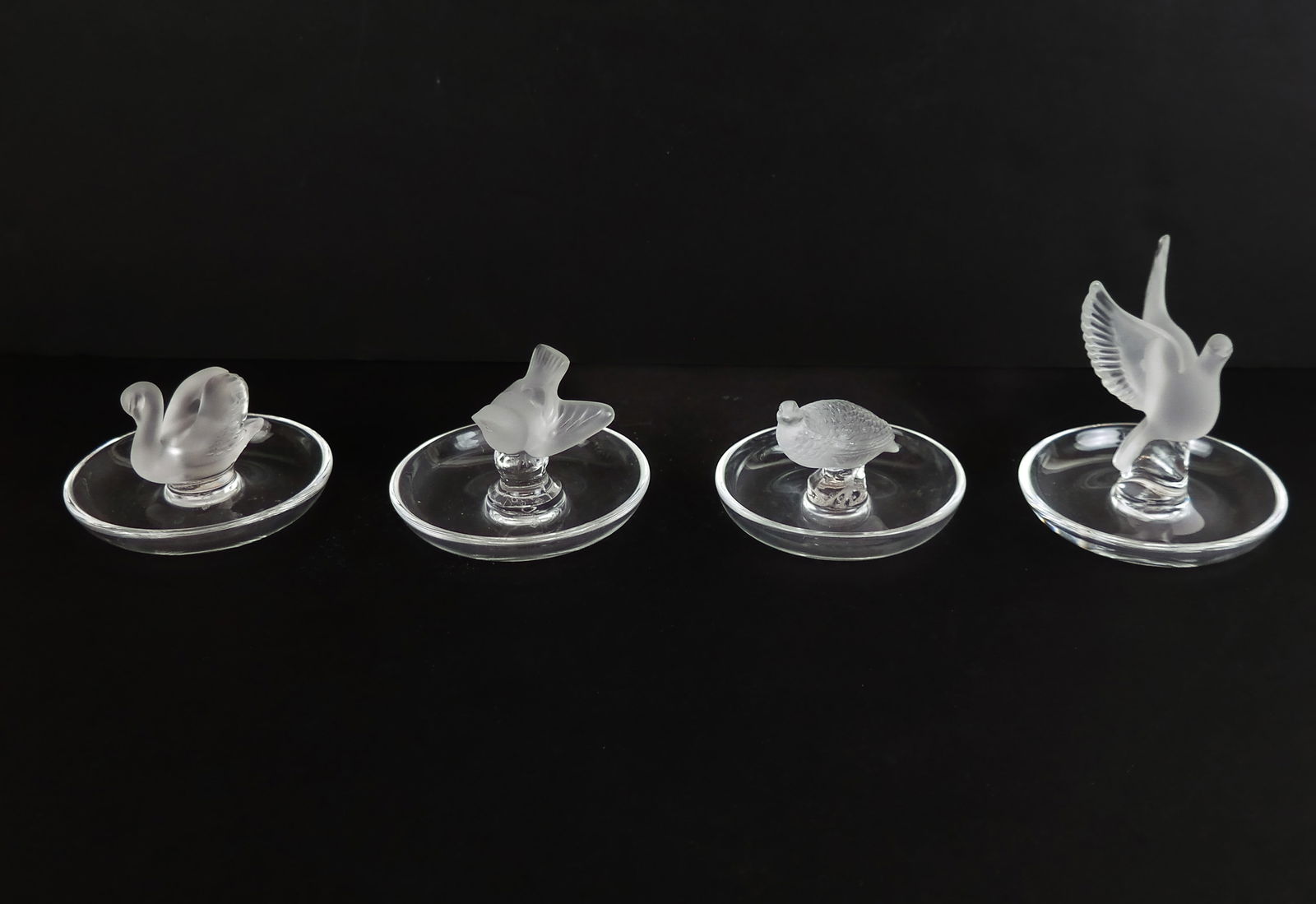 Lalique Rapace Crystal Ring Dishes, 4 (1 of 19)