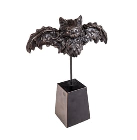 Julie PRINCE Bronze Figure of a Bat