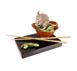 Kim KORI Bronze Sculpture "Moonlight Edamame"