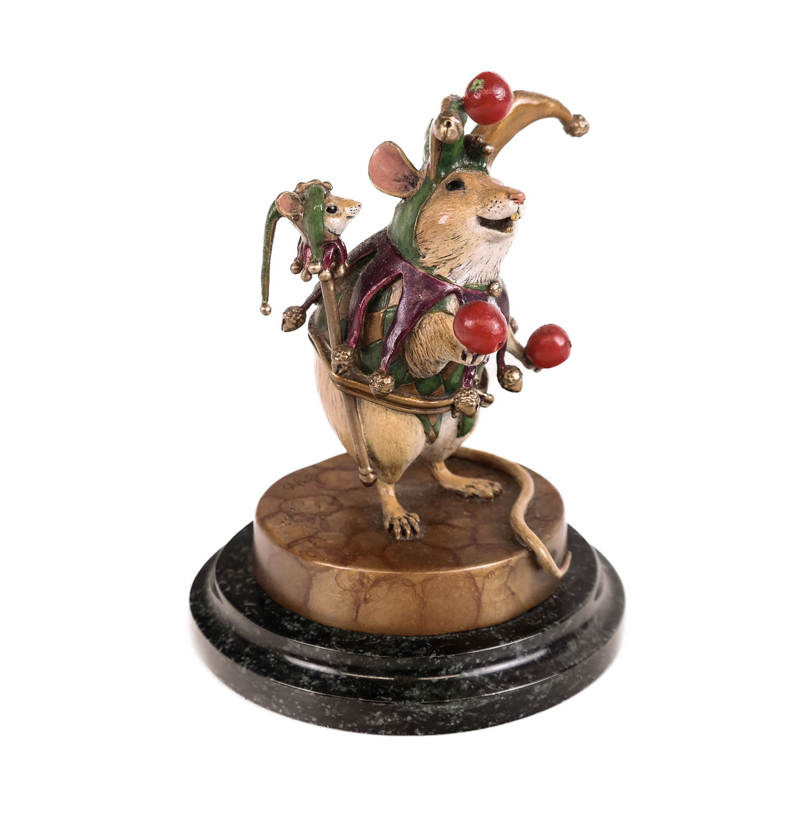Kim KORI Bronze Sculpture "Mouse Jester" (1 of 9)