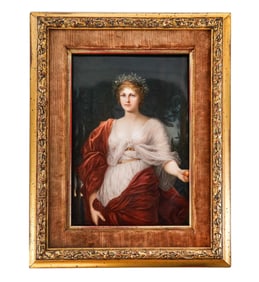KPM Porcelain Plaque of Daphne