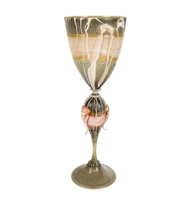 Venetian Art Glass Chalice