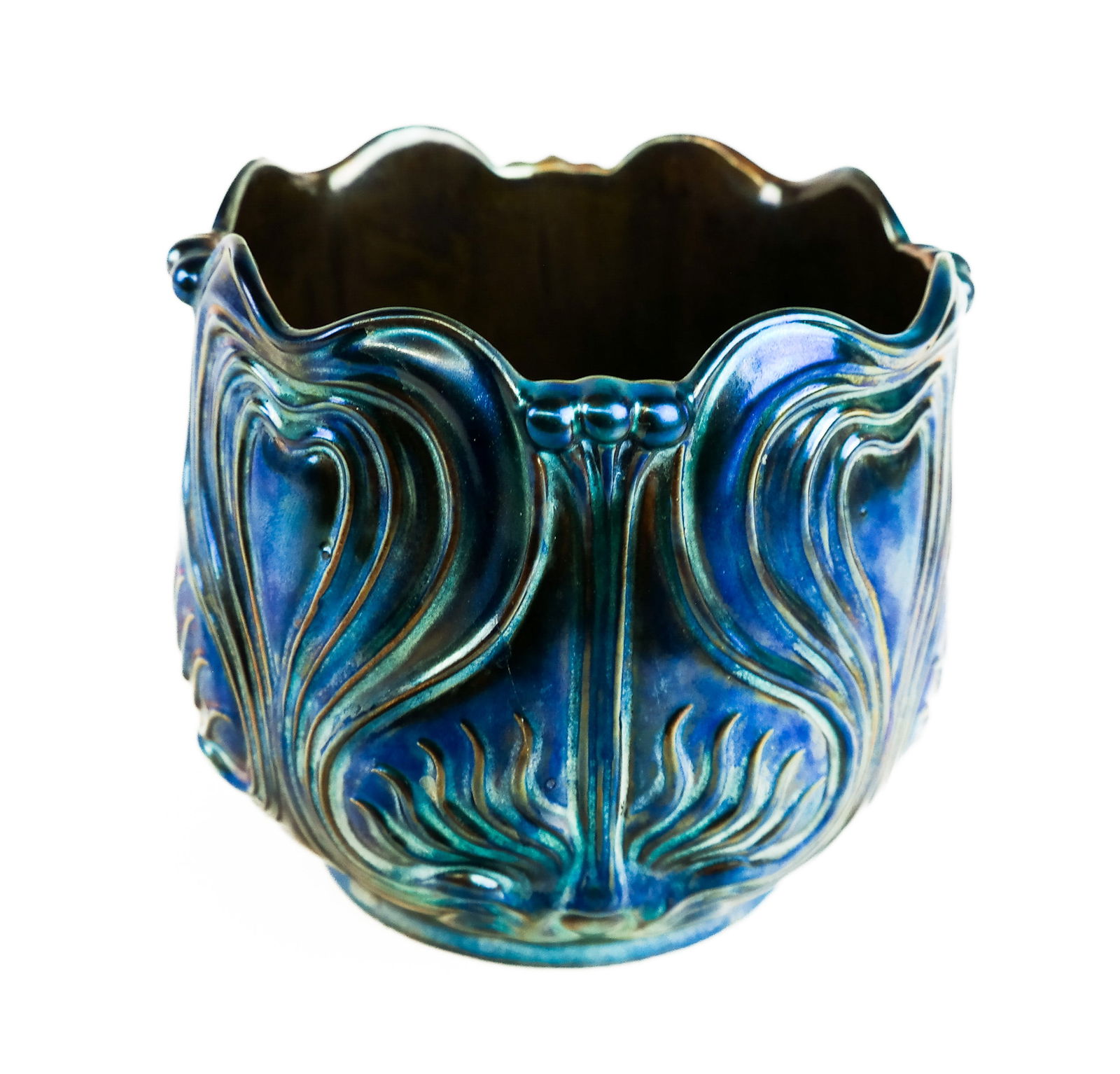 Zsolnay Eosin-Glazed Earthenware Bowl (1 of 8)