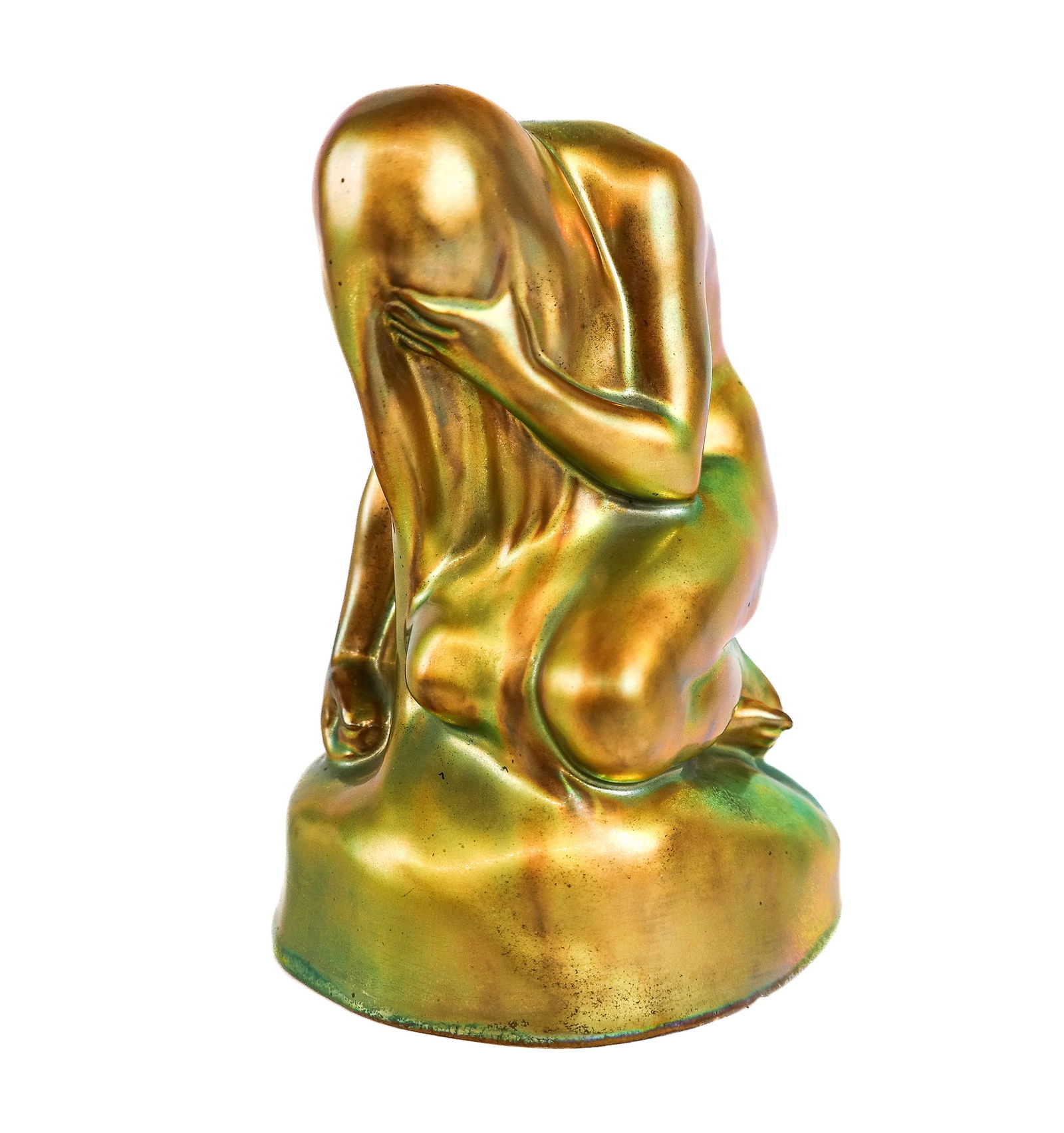 Zsolnay Eosin-Glazed Earthenware Figurine (1 of 9)