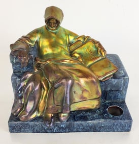 Zsolnay Eosin-Glazed Earthenware Figurine