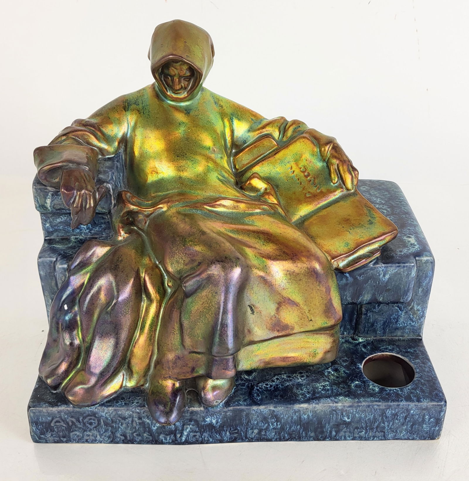 Zsolnay Eosin-Glazed Earthenware Figurine (1 of 16)