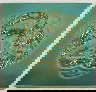 Zsolnay Eosin-Glazed Earthenware Tile