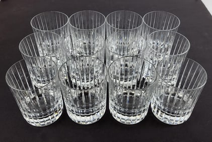 Baccarat Crystal "Harmonie" Large Tumblers, 12