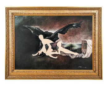 Gabriel MEIRING: Mythological Scene - Mixed Media