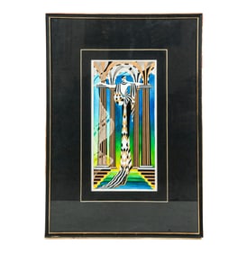 Jean-Francois IBOS: Study Of Woman - Silkscreen