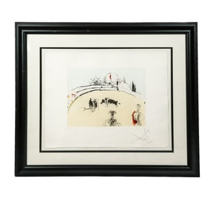Salvador DALI: "Tauromachie..." - Etching