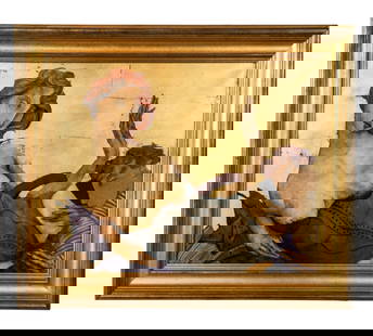 Jean-Pierre CEYTAIRE: Erotic Scene - Mixed Media