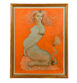 Leonor FINI: "Sphinx Illeria" - Lithograph