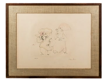 Leonor FINI: "La Medisance" - Print