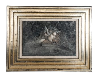 Fabrizio CLERICI: "Tete des Fleurs" - Oil Painting