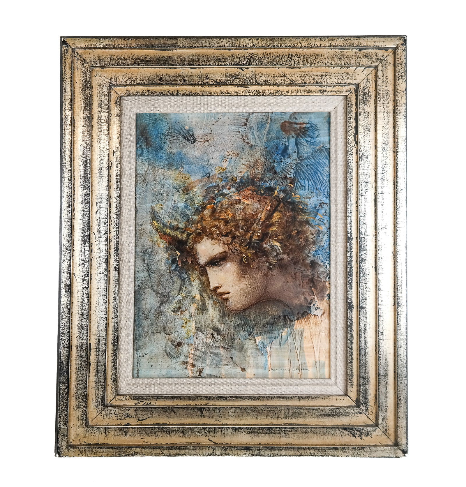 Fabrizio CLERICI: Facial Study - Oil Painting (1 of 9)