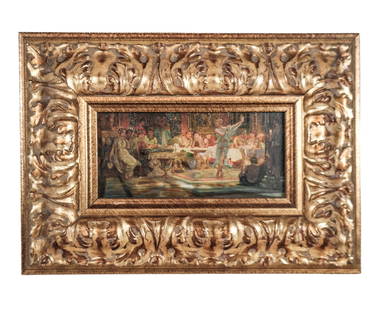 Bacchanal - Oil Painting, Unsigned