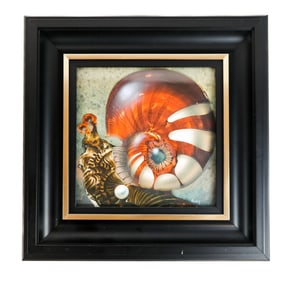 Tamas VEGVARI: Abstract Snail - Mixed Media