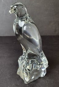 Baccarat Crystal Sculpture of a Falcon