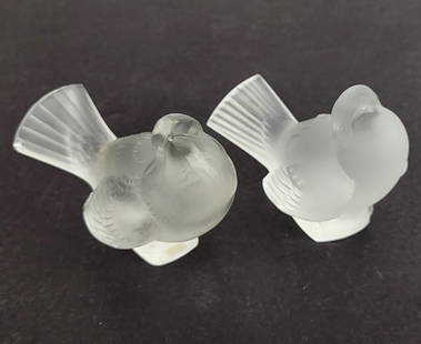 Pair Lalique 