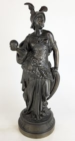 A. Carrier "Europe" Bronze Allegorical Sculpture