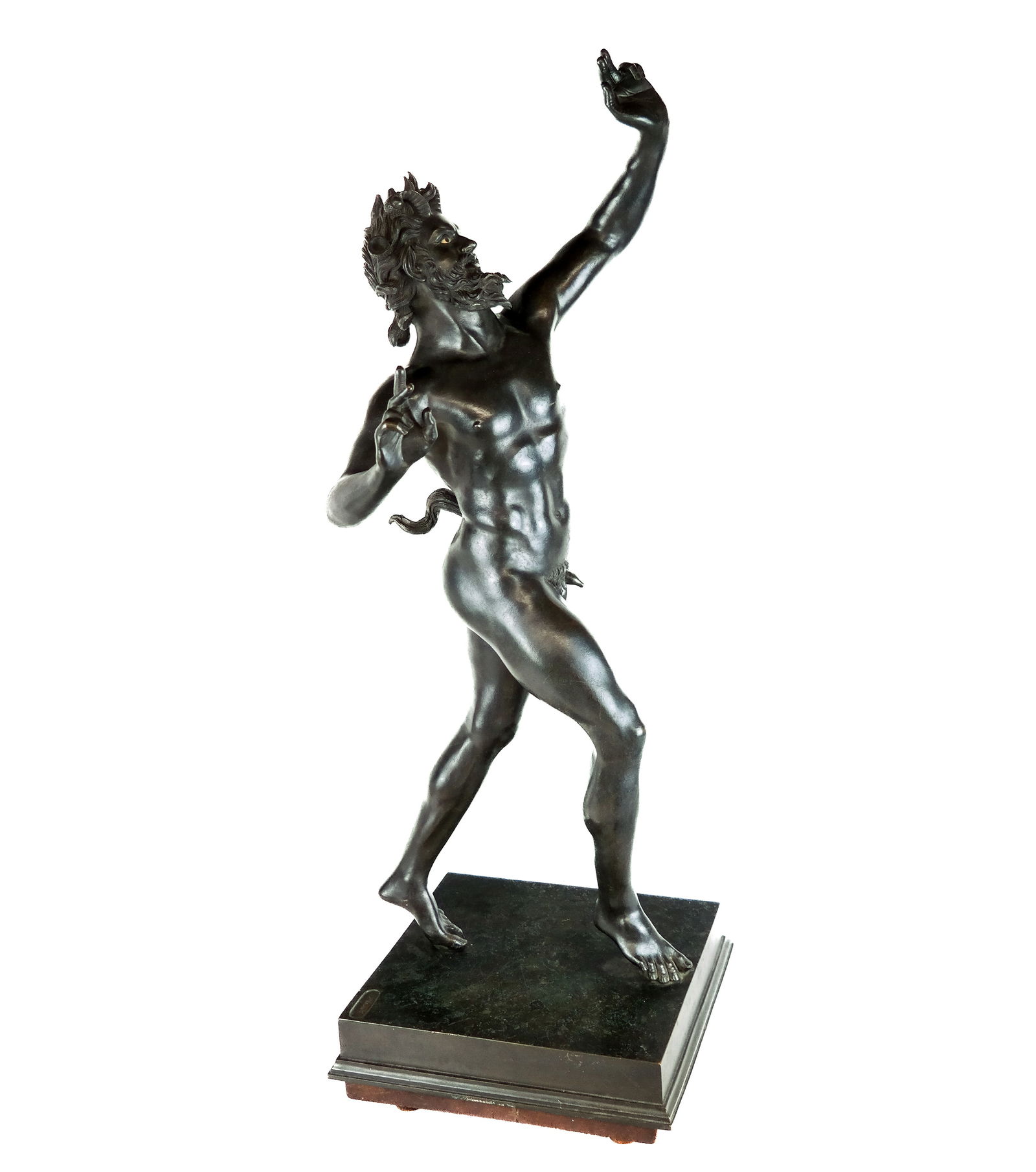 Pietro MASULLI Bronze Figure of Dancing Pan (1 of 11)