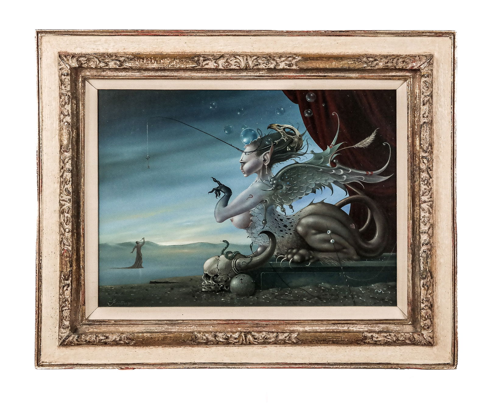 Hans KANTERS Mythological Oil on Panel (1 of 9)