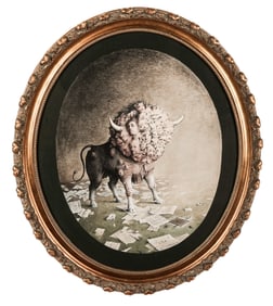 Claude VERLINDE "La Foule" Aquatint on Paper