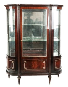 Louis Philippe Mahogany Vitrine
