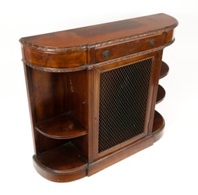 English "D"-Shaped Server/Desserte