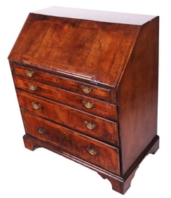 George III Burlwood Slant Desk