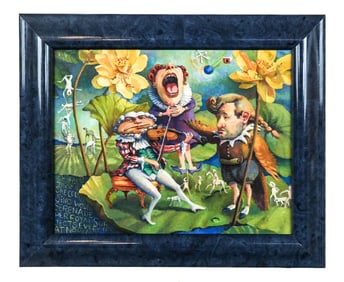 JoEllen TRILLING: "The Queen Thinking" Painting