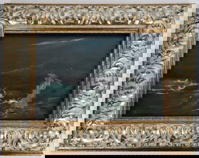Signed URBAN: Woman By Seashore - Oil Painting