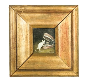 A Better Mousetrap - Signed Oil Painting