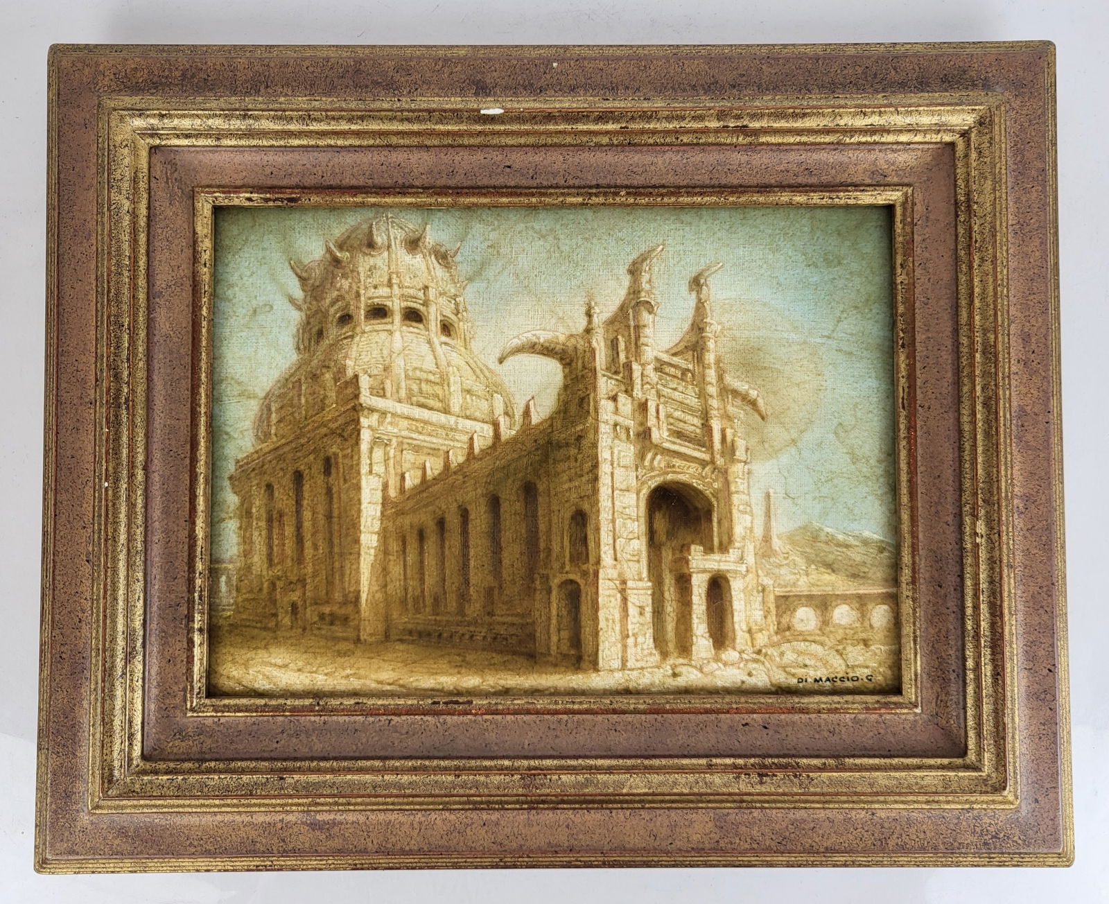 Gerard DI-MACCIO: Architectural Study - Oil Painting (1 of 13)