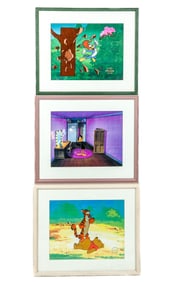 Three Serigraph Celluloids