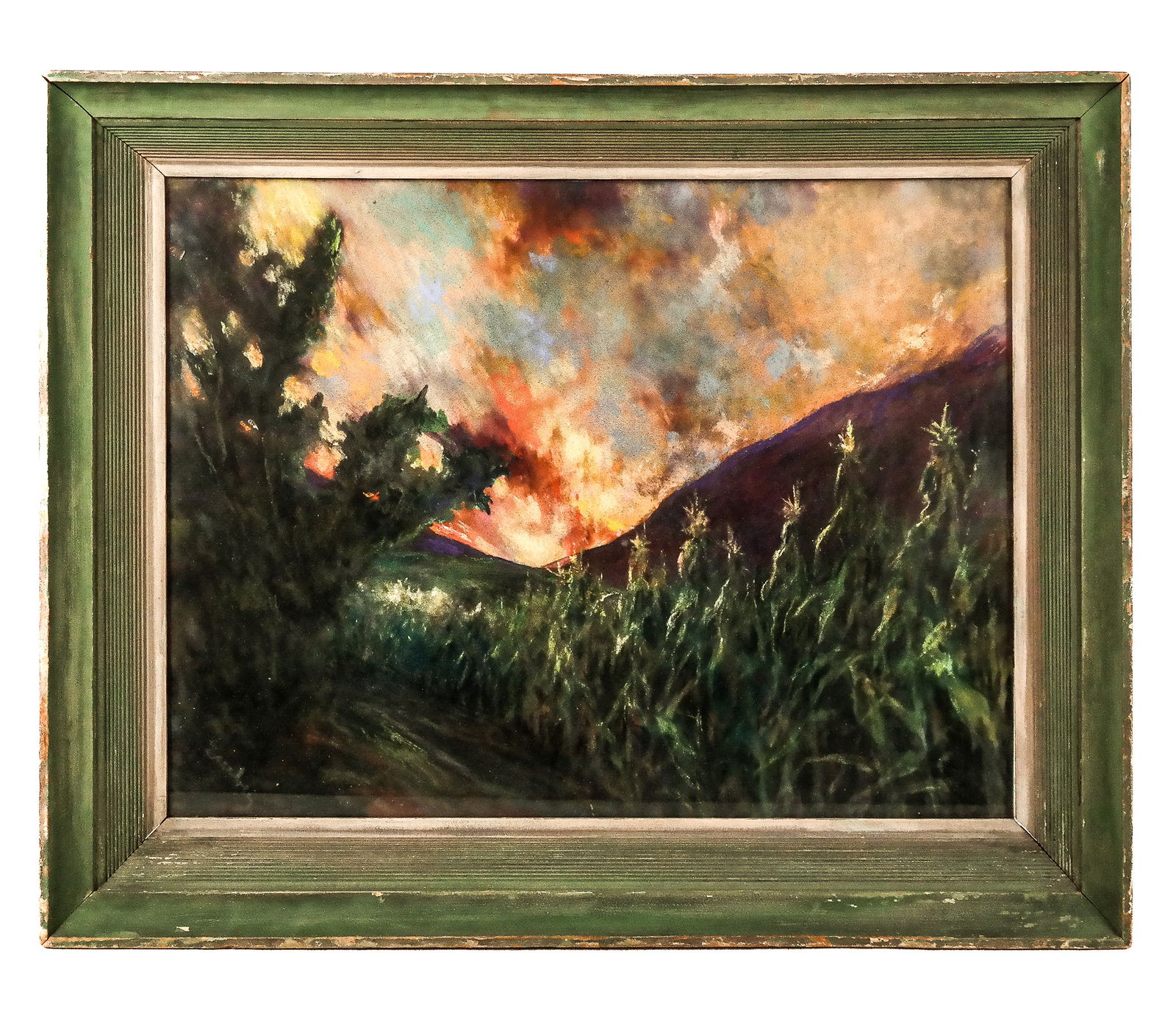 Valley Landscape - Pastel Painting (1 of 10)